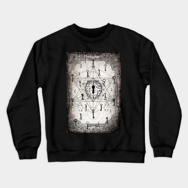 Keys to the subconscious mind Crewneck Sweatshirt by ElectricMint